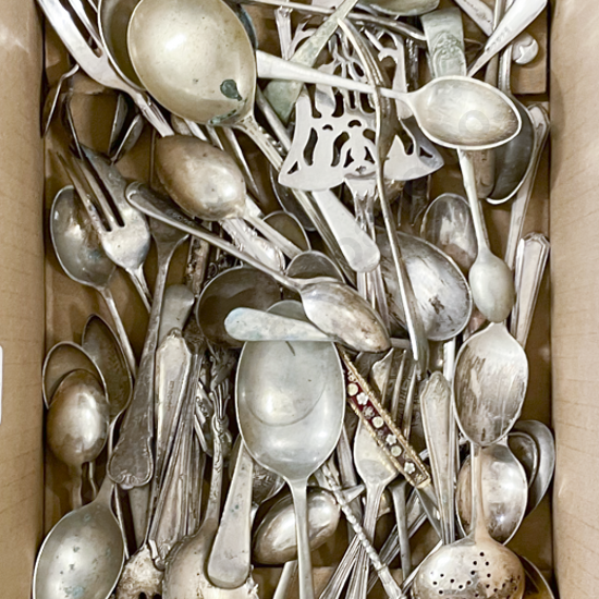 Box of Assorted S/P Cutlery