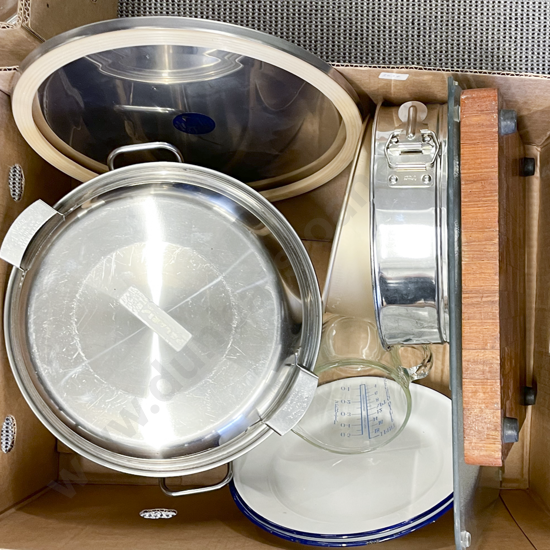Box of Assorted Kitchenware