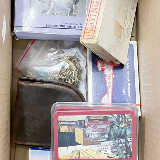 Small Quantity of Assorted Airline Advertising etc