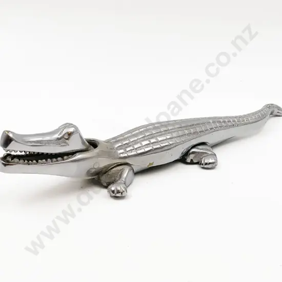 Metal Alligator Form Nut Cracker