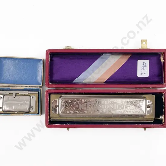 M. Hohmer Harmonica Together with True Tone Pitch Pipe