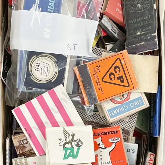 Quantity of Assorted Vintage Matchbooks