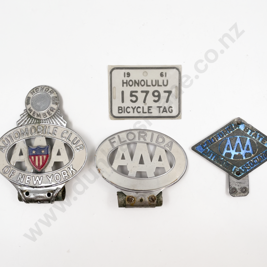 Bag of Assorted Vintage Car Badges