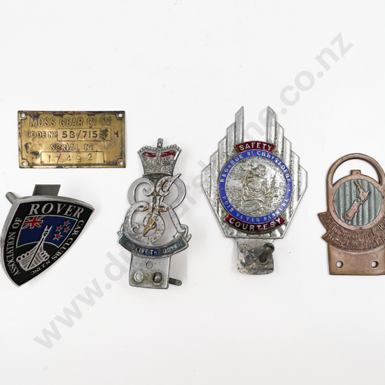 Bag of Assorted Vintage Car Badges