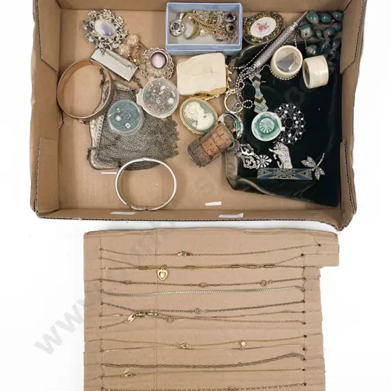 Box of Assorted Costume Jewellery