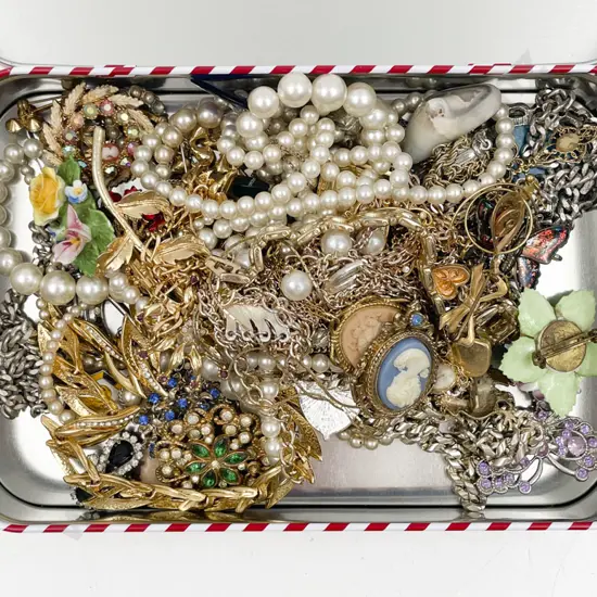 Box of Assorted Costume Jewellery