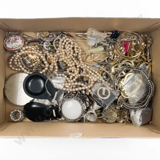 Box of Assorted Costume Jewellery