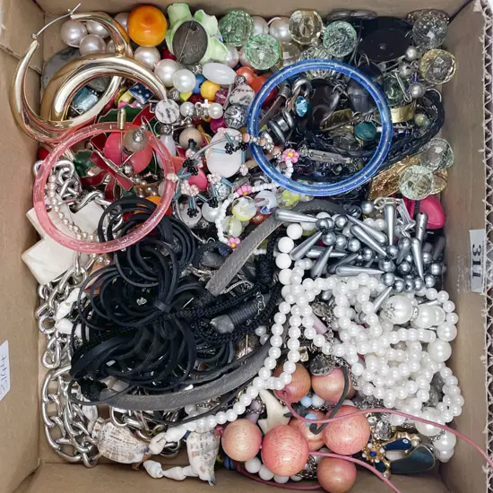 Box of Assorted Costume Jewellery