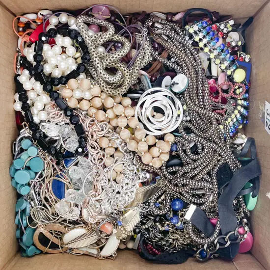 Box of Assorted Costume Jewellery