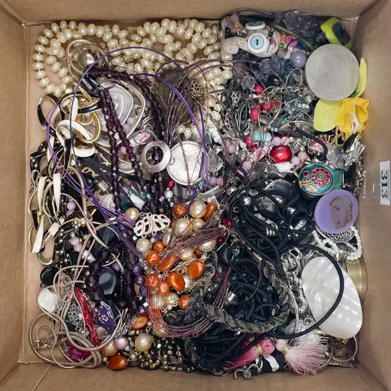Box of Assorted Costume Jewellery