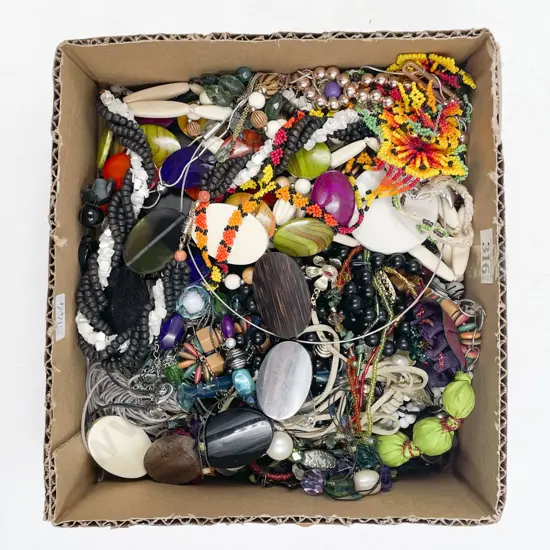 Box of Assorted Costume Jewellery