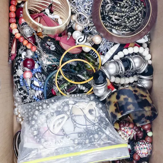 Box of Assorted Costume Jewellery