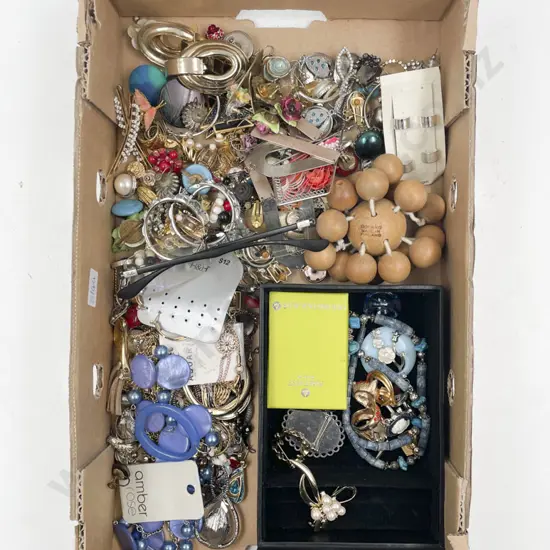 Box of Assorted Costume Jewellery