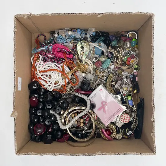 Box of Assorted Costume Jewellery