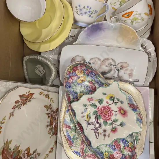 Box of Assorted Fancy China