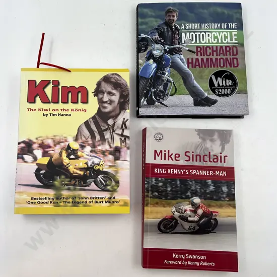 Three Assorted Motorcycle Reference Volumes