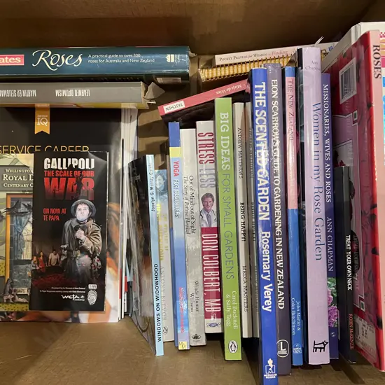 Box of Assorted Books