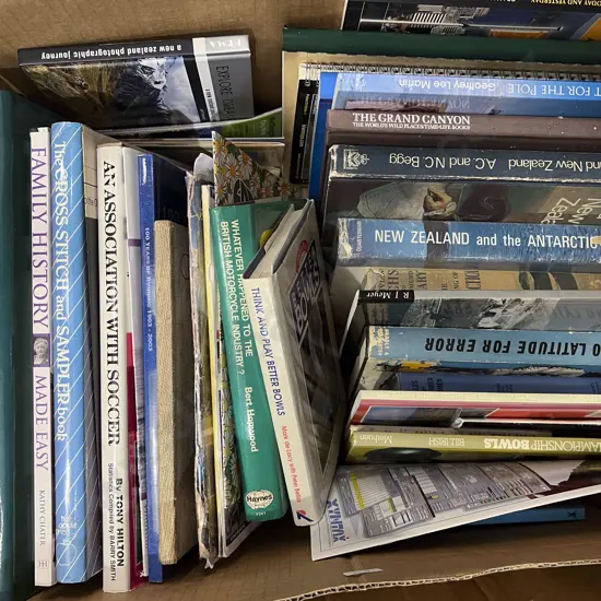 Box of Assorted Books
