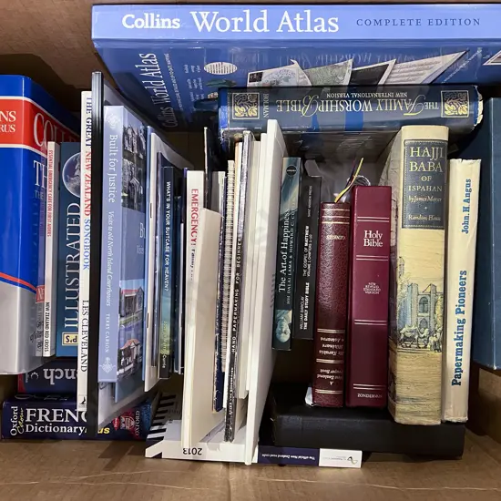 Box of Assorted Books
