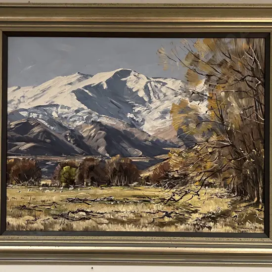 M.F Sopper - Crown Peak - Oil on Board