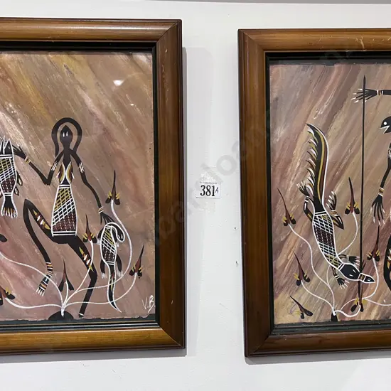 Two Aboriginal Artworks on Paper