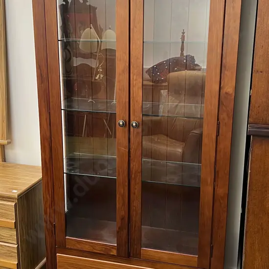 Modern Glazed Glass Door Display Cabinet