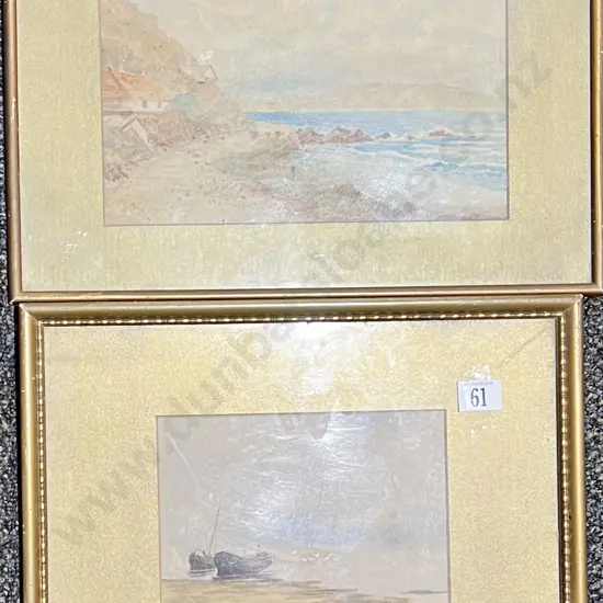 J. H. Nicholson Coastal W/C Together with Other W/C Signed H.P.