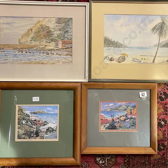 Two W/C Together with Two Prints Including W. A. MacCormick