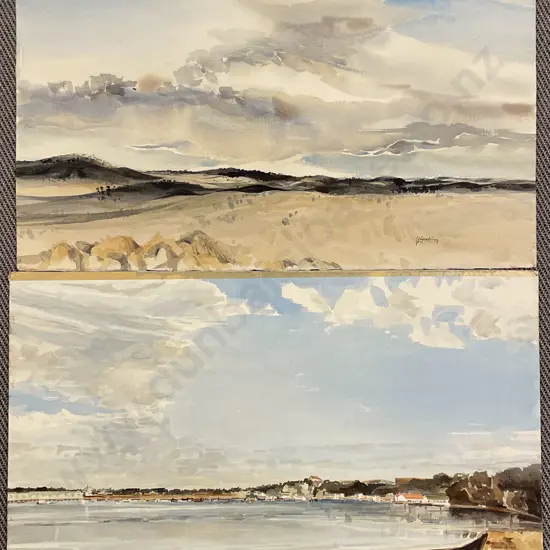 Les Finch - Corio Bay Geelong - Watercolour