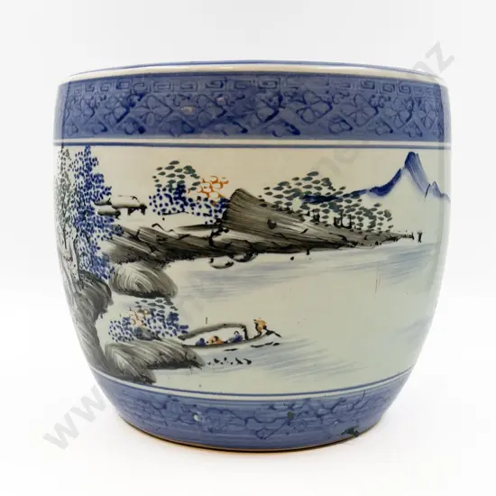 Japanese Central Painted Jardinière