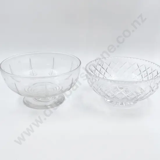Two Stuart Crystal Bowls