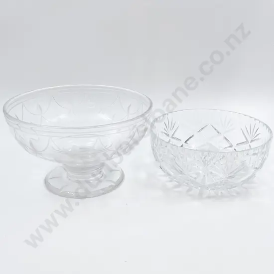 Two Crystal Bowls Incl. Stuart