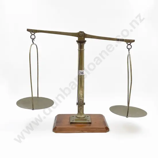 Vintage Brass Balance Scale