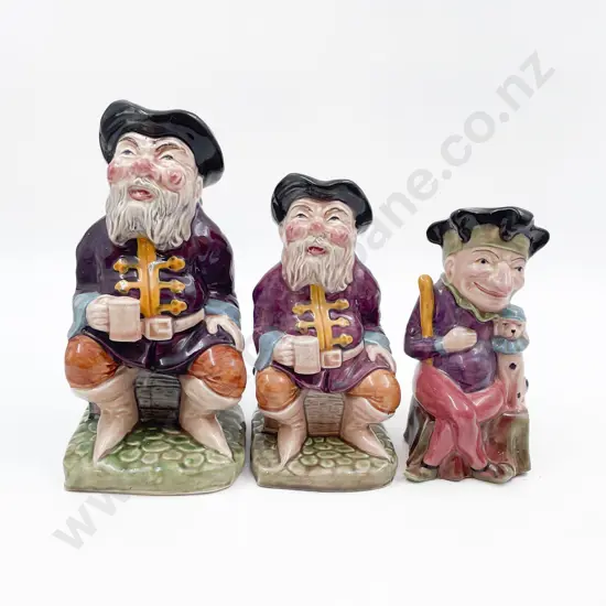 Three Assorted Toby Jugs