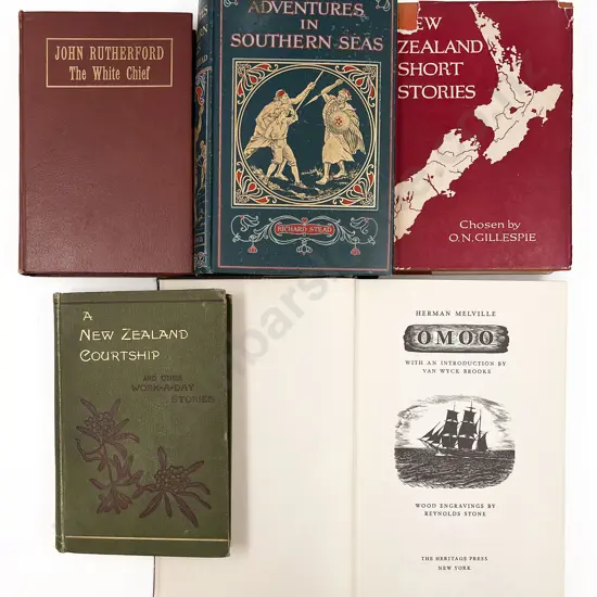 Vintage NZ Reference Volumes Including John Rutherford's "The White Chief"