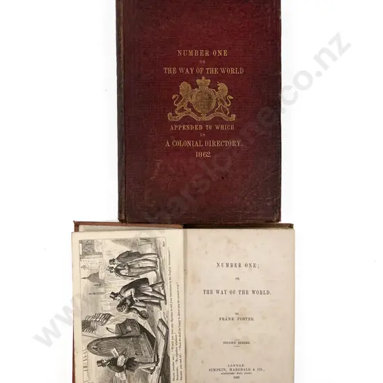 Two "Number one; or The Way of the World" Volumes One First Edition 1826