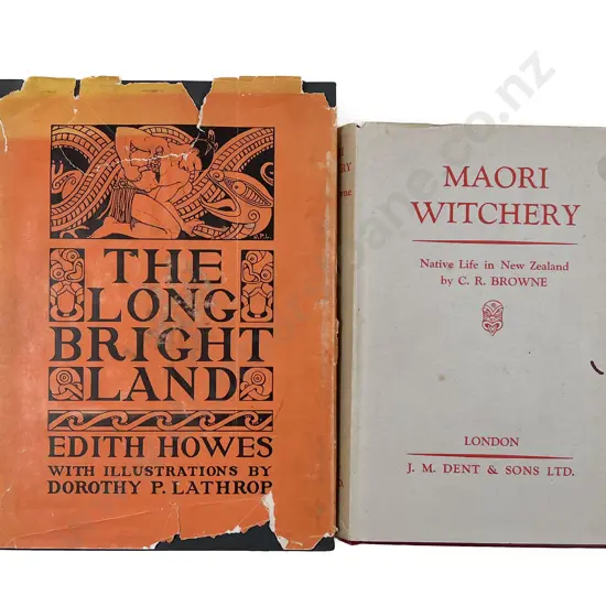 "Maori Witchery" by C. R. Browne and "The Long Bright Land" by Edith Howes