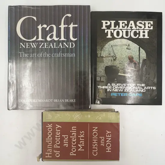 Three Assorted Pottery Reference Volumes