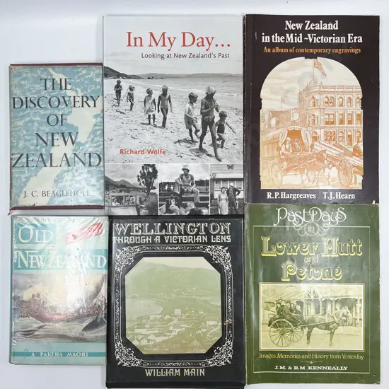 Six Assorted Early NZ Reference Volumes