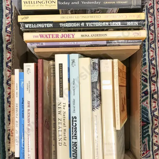Box of Assorted NZ Reference Books