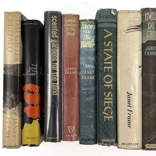 Eight Janet Frame First Editions Incl. Owls Do Cry