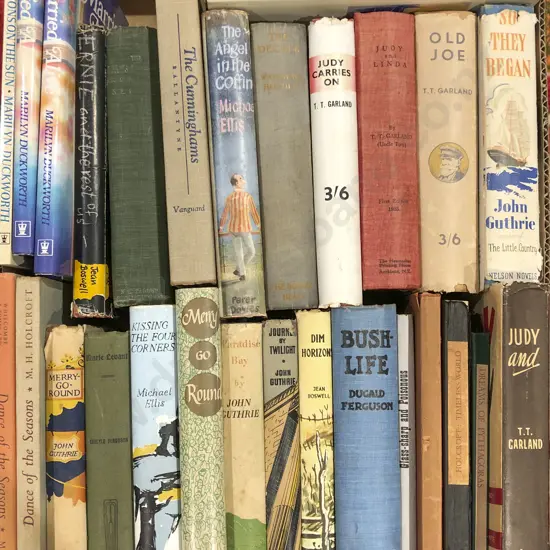 Box of Assorted Vintage Books