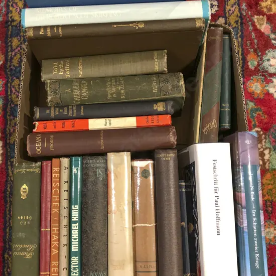 Box of Assorted Vintage Books
