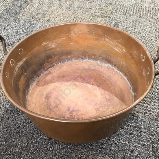 Large Copper Jam Pan