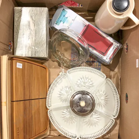 Quantity of Assorted Incl. Boxed Whisky Decanter