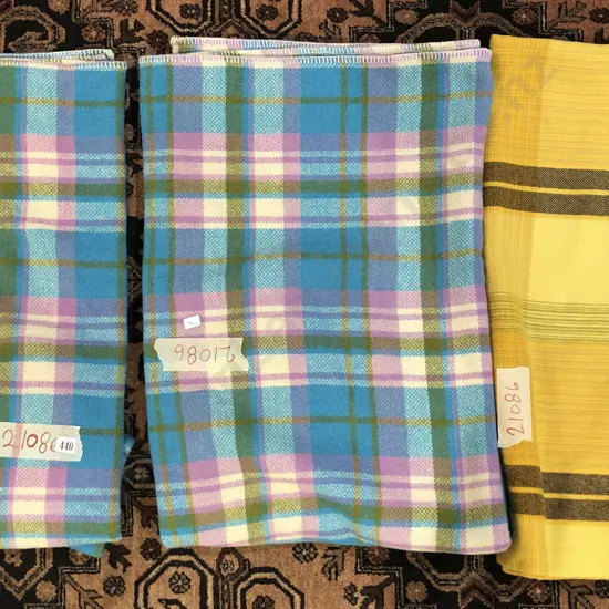 Three NZ Woollen Travel Rugs