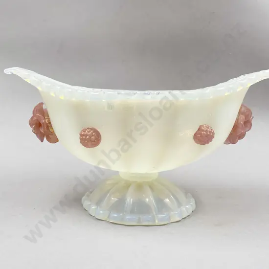 Late Victorian Opalescent Table Bowl