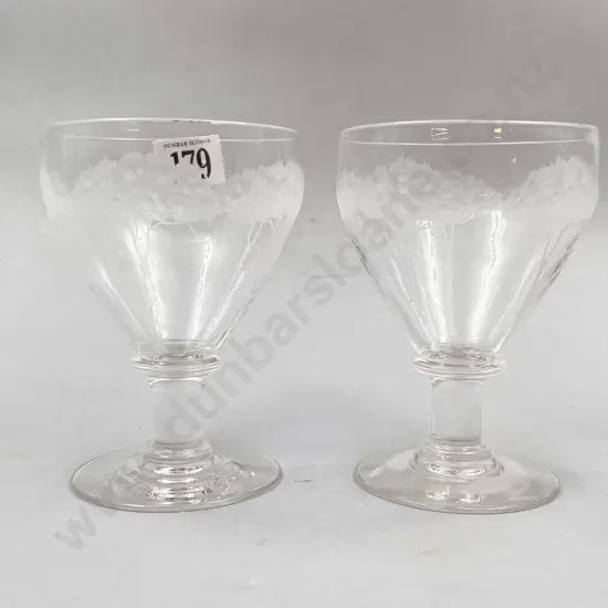 Five Unmarked Wine Goblets