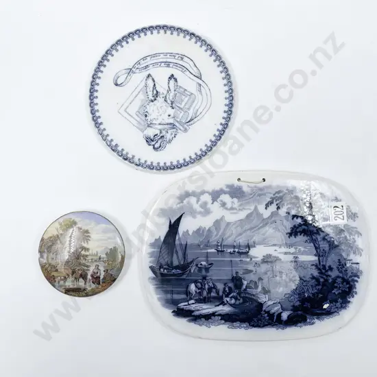 Victorian Romantic Scene Plaque