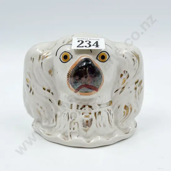 Vict Staffordshire Spaniel Money box